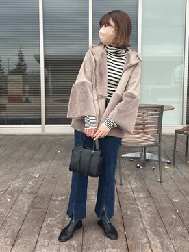 manakaさん（レディース・155cm）の秋コーディネート