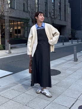 manakaさん（レディース・155cm）の冬コーディネート