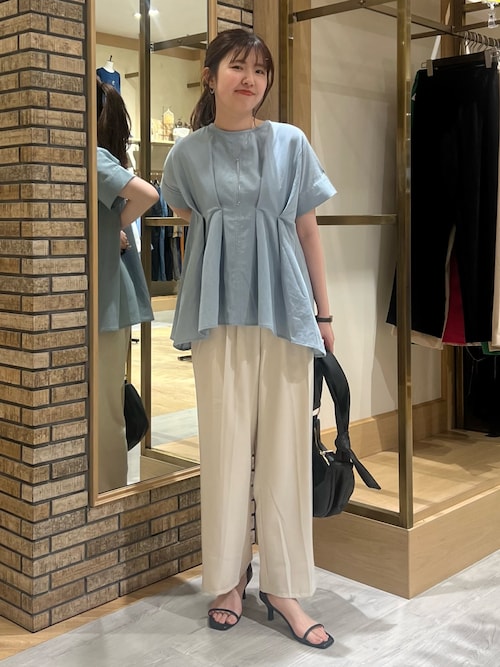 TODAYFUL】タックペプラムシャツ バックリボン トゥデイフル