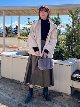 manakaさん(レディース・155cm)の秋コーディネート