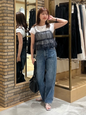 「Chez toi（シェトワ）のアイテム（ワンピース/ドレス）」を使った、manakaさん（レディース・155cm）の春コーディネート