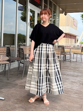 manakaさん（レディース・155cm）の夏コーディネート