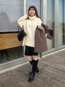 manakaさん(レディース・155cm)の冬コーディネート