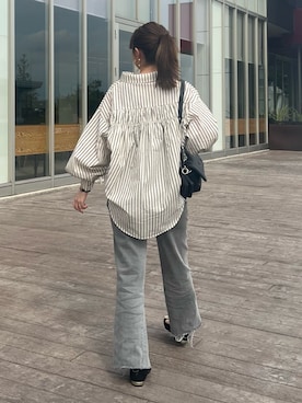 「Chez toi（シェトワ）のアイテム（パンプス）」を使った、manakaさん（レディース・155cm）の秋コーディネート