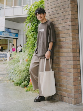 「パックT」｜ryujiさん（メンズ・172cm）の夏コーディネート