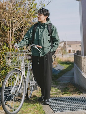 「はじめましてコーデ」｜「アイテム（マウンテンパーカー）」を使った、ryujiさん（メンズ・172cm）の春コーディネート