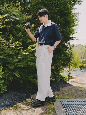 「UNIQLOコーデ」｜「アイテム（その他）」を使った、ryujiさん（メンズ・172cm）の春コーディネート