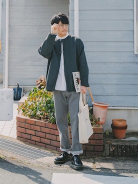 「Like Us（ライクアス）のアイテム」を使った、ryujiさん（メンズ・172cm）の春コーディネート