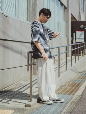 「EMMA  CLOTHES」｜「アイテム（その他）」を使った、ryujiさん（メンズ・172cm）の春コーディネート