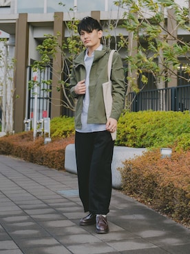 「URBAN RESEARCH Sonny Label（アーバンリサーチサニーレーベル）のアイテム（マウンテンパーカー）」を使った、ryujiさん（メンズ・172cm）の冬コーディネート