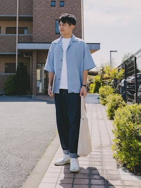 「GERMAN TRAINER（ジャーマントレーナー）のGERMAN TRAINER （ジャーマントレーナー） / レースアップ スニーカー 1183（スニーカー）」を使った、ryujiさん（メンズ・172cm）の春コーディネート