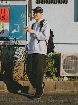 「JUNRED（ジュンレッド）のアイテム（キャップ）」を使った、ryujiさん（メンズ・172cm）の冬コーディネート