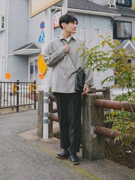 「GERMAN TRAINER（ジャーマントレーナー）のGERMAN TRAINER （ジャーマントレーナー） / レースアップ スニーカー 1183（スニーカー）」を使った、ryujiさん（メンズ・172cm）の春コーディネート