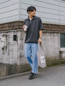 「Like Us（ライクアス）のアイテム」を使った、ryujiさん（メンズ・172cm）の夏コーディネート