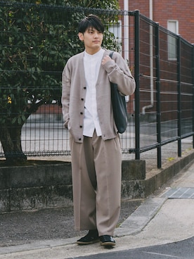 「GERMAN TRAINER（ジャーマントレーナー）のGERMAN TRAINER （ジャーマントレーナー） / レースアップ スニーカー 1183（スニーカー）」を使った、ryujiさん（メンズ・172cm）の冬コーディネート