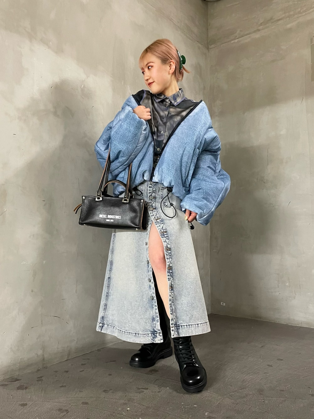 DIESEL（ディーゼル）の「SS23 レディース マキシ ロング スカート