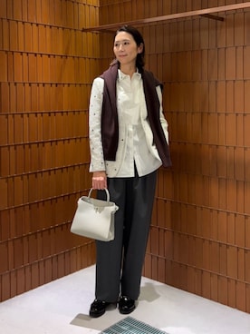 「caban（キャバン）のアイテム」を使った、Takagi_TOMORROWLANDさん（レディース・167cm）の冬コーディネート