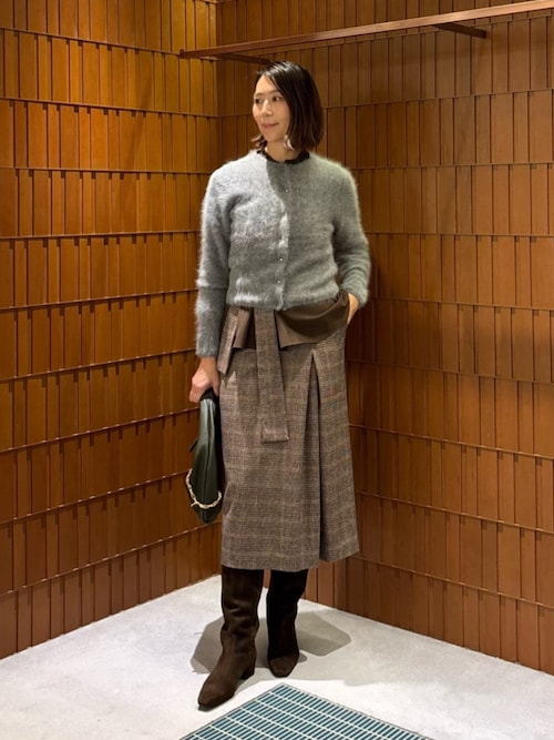 TOMORROWLAND collection スカート シックバーガンディー