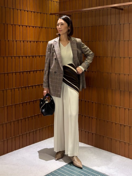 DES PRES（デプレ） ニット セーター ウールリブ Vネックプルオーバー