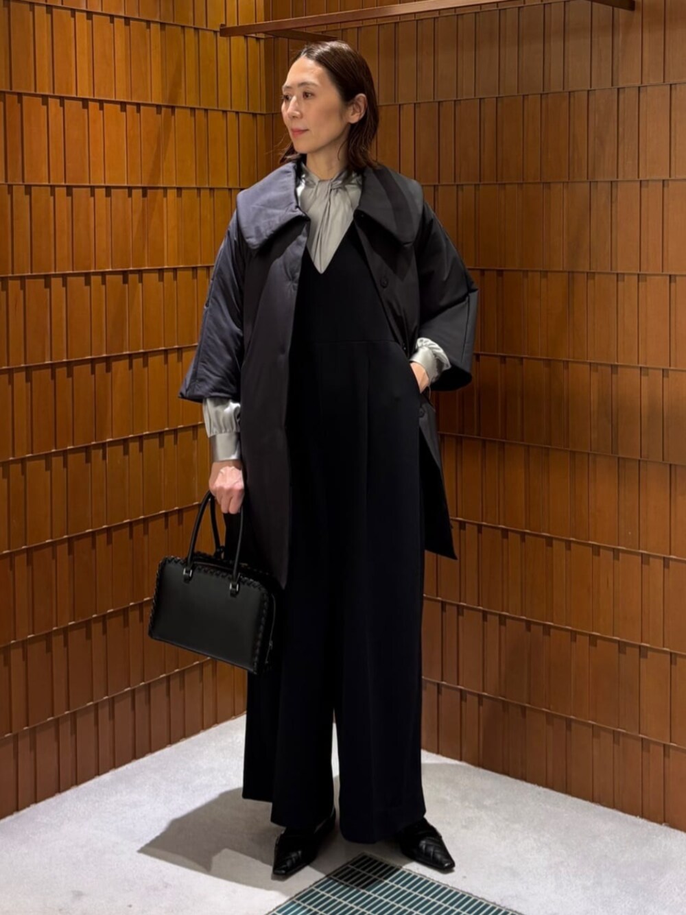 BALLSEY（ボールジィ）の「ジョーゼットジャージー Vネック