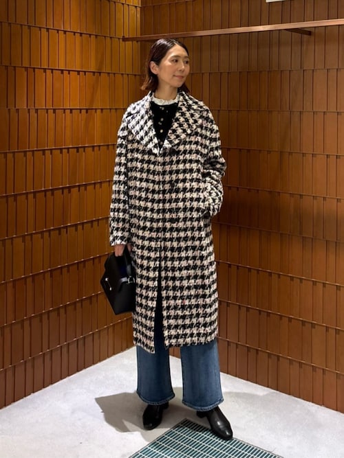 トゥモローランド　チェック柄リバーシブルジレTOMORROWLAND フルーロンベル リバーシブルジレ（ベスト）｜TOMORROWLAND