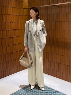 「TOMORROWLAND （トゥモローランド）のアイテム」を使った、Takagi_TOMORROWLANDさん（レディース・167cm）の春コーディネート