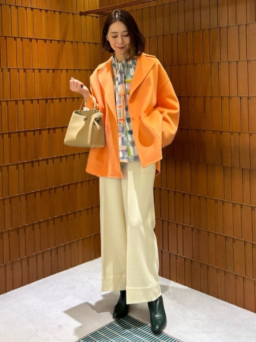 ストレッチボタニー ワイドパンツ（その他パンツ）｜BALLSEY