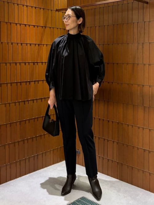 セール】スーパーウールウィーヴ バックスリットパンツ（スラックス