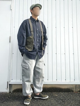 「aditional（アディショナル）のアイテム」を使った、北极さん（メンズ・178cm）の春コーディネート