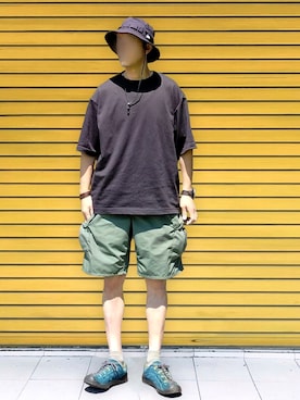 「SUUNTO（スント）のアイテム」を使った、北极さん（メンズ・178cm）の夏コーディネート