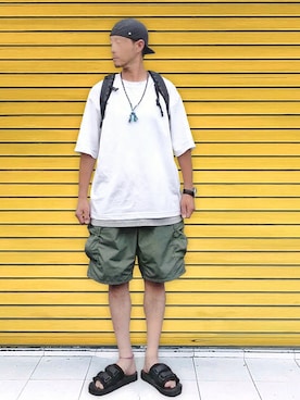 北极さん（メンズ・178cm）の夏コーディネート