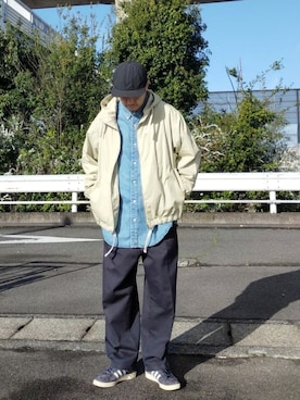 北极さん（メンズ・178cm）の春コーディネート