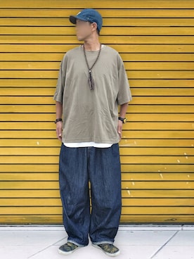 「SUUNTO（スント）のアイテム」を使った、北极さん（メンズ・178cm）の夏コーディネート