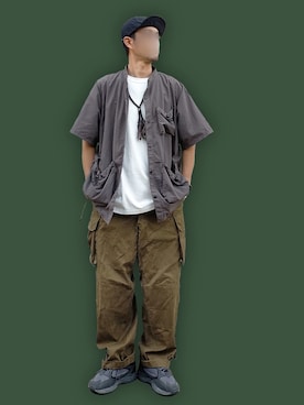 「m47」｜「アイテム（アクセサリー）」を使った、北极さん（メンズ・178cm）の春コーディネート