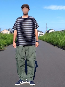 「WENGER（ウェンガー）のアイテム」を使った、北极さん（メンズ・178cm）の夏コーディネート