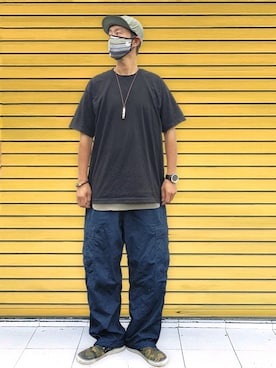 「SUUNTO（スント）のアイテム」を使った、北极さん（メンズ・178cm）の夏コーディネート