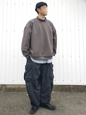 「GOOPiMADE」｜「アイテム（その他シューズ）」を使った、北极さん（メンズ・178cm）の春コーディネート