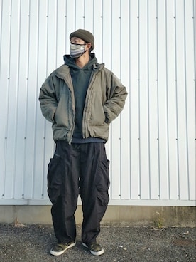 北极さん(メンズ・178cm)の冬コーディネート