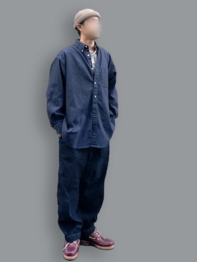 北极さん（メンズ・178cm）の春コーディネート