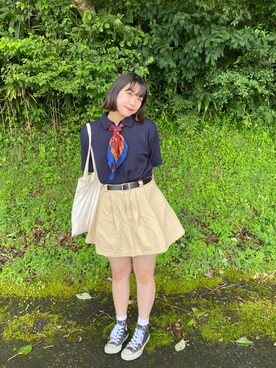 「Lush（ラッシュ）のアイテム」を使った、momokaさん（レディース・162cm）の夏コーディネート