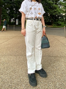 「ボストンバッグ」｜momokaさん（レディース・162cm）の秋コーディネート