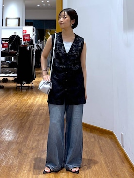 「GLOBAL WORK（グローバルワーク）のアイテム」を使った、カナさん（レディース・158cm）の夏コーディネート