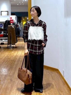 「GLOBAL WORK（グローバルワーク）のアイテム」を使った、カナさん（レディース・158cm）の夏コーディネート