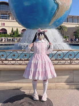 「merry jenny（メリージェニー）のアイテム」を使った、こみるさん（レディース・155cm）の冬コーディネート