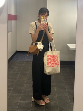 「callautia（カラウティア）のアイテム（オールインワン・サロペット）」を使った、sasha27さん（レディース・162cm）の夏コーディネート