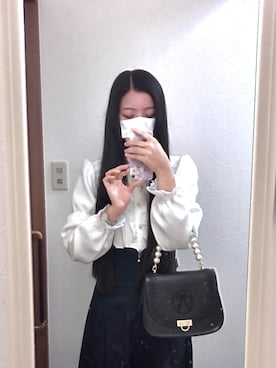 「axes femme（アクシーズファム）のアイテム（スカート）」を使った、よりにゃんさん（レディース・161cm）の夏コーディネート