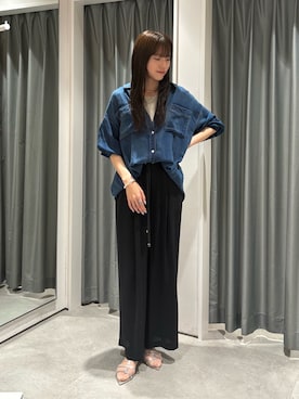 「アイテム（ブーツ、シルバー系）」を使った、karinさん（レディース・165cm）の春コーディネート