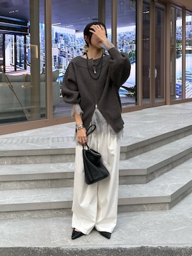 karinさん（レディース・165cm）の冬コーディネート