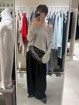 「DouDou（ドゥドゥ）のアイテム」を使った、karinさん（レディース・165cm）の春コーディネート