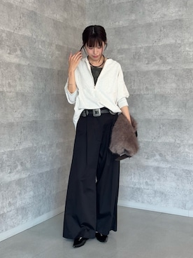 「アイテム（スウェット）」を使った、karinさん（レディース・165cm）の夏コーディネート